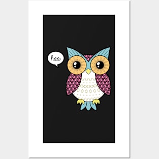 Fancy owl Posters and Art